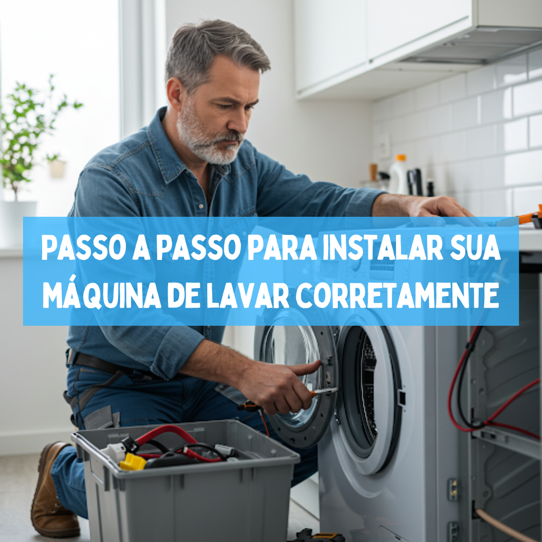 Passo a passo para instalar sua máquina de lavar corretamente