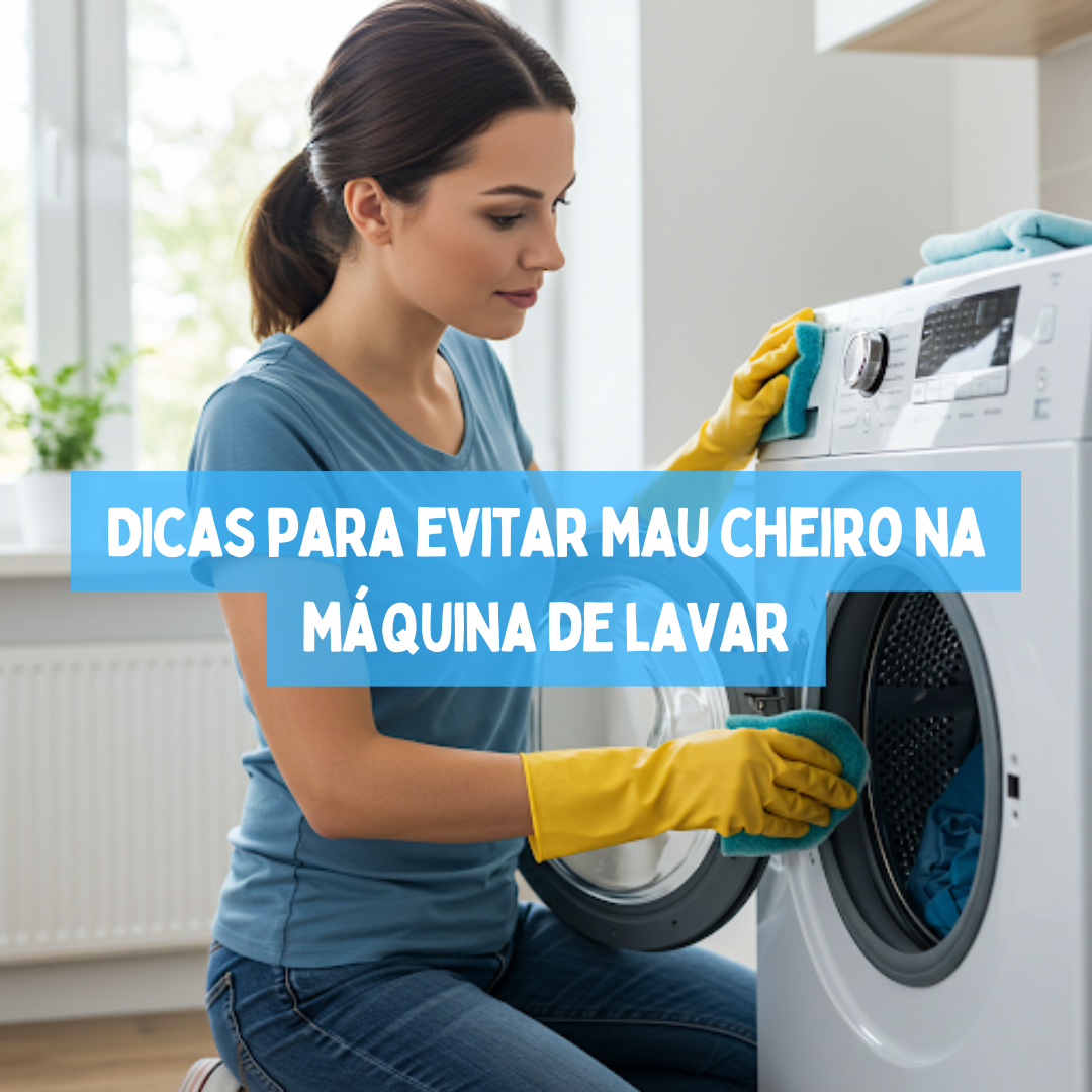Dicas para evitar mau cheiro na máquina de lavar
