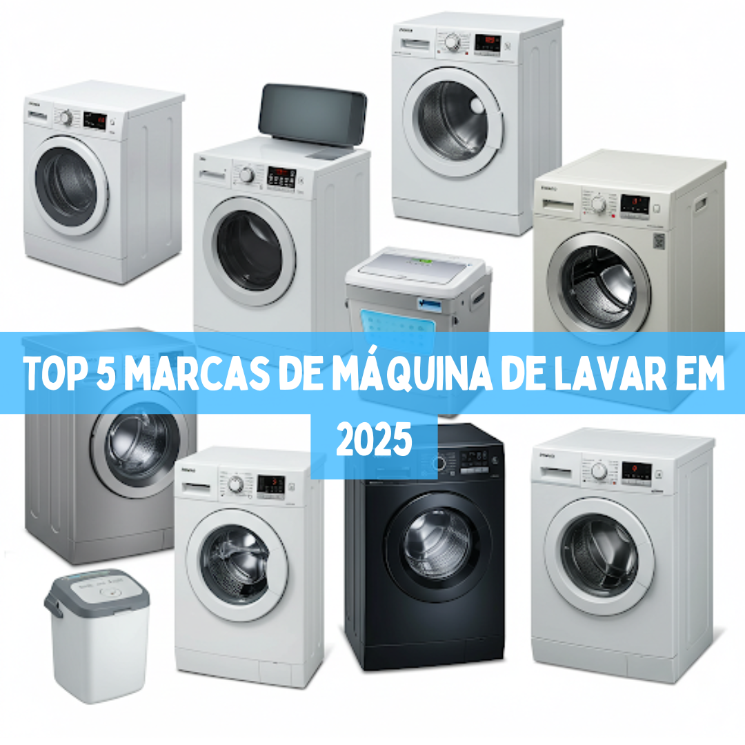 Top 5 marcas de máquina de lavar em 2025