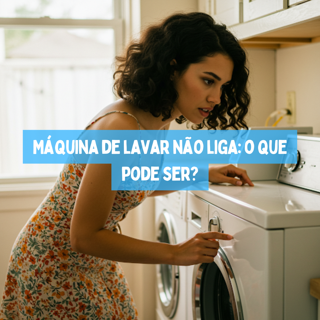 Máquina de lavar não liga: o que pode ser?