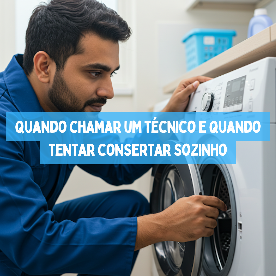 Quando chamar um técnico e quando tentar consertar sozinho