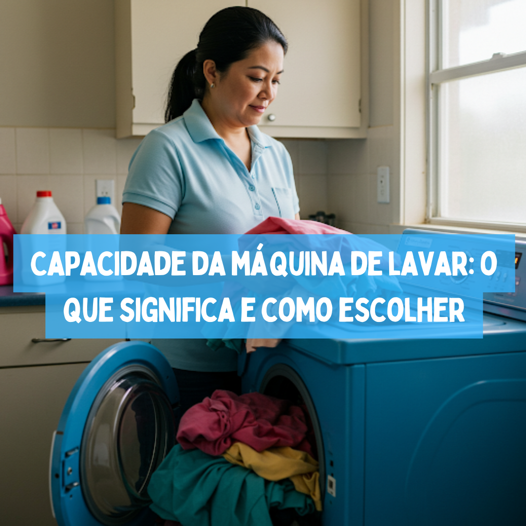 Capacidade da máquina de lavar: o que significa e como escolher