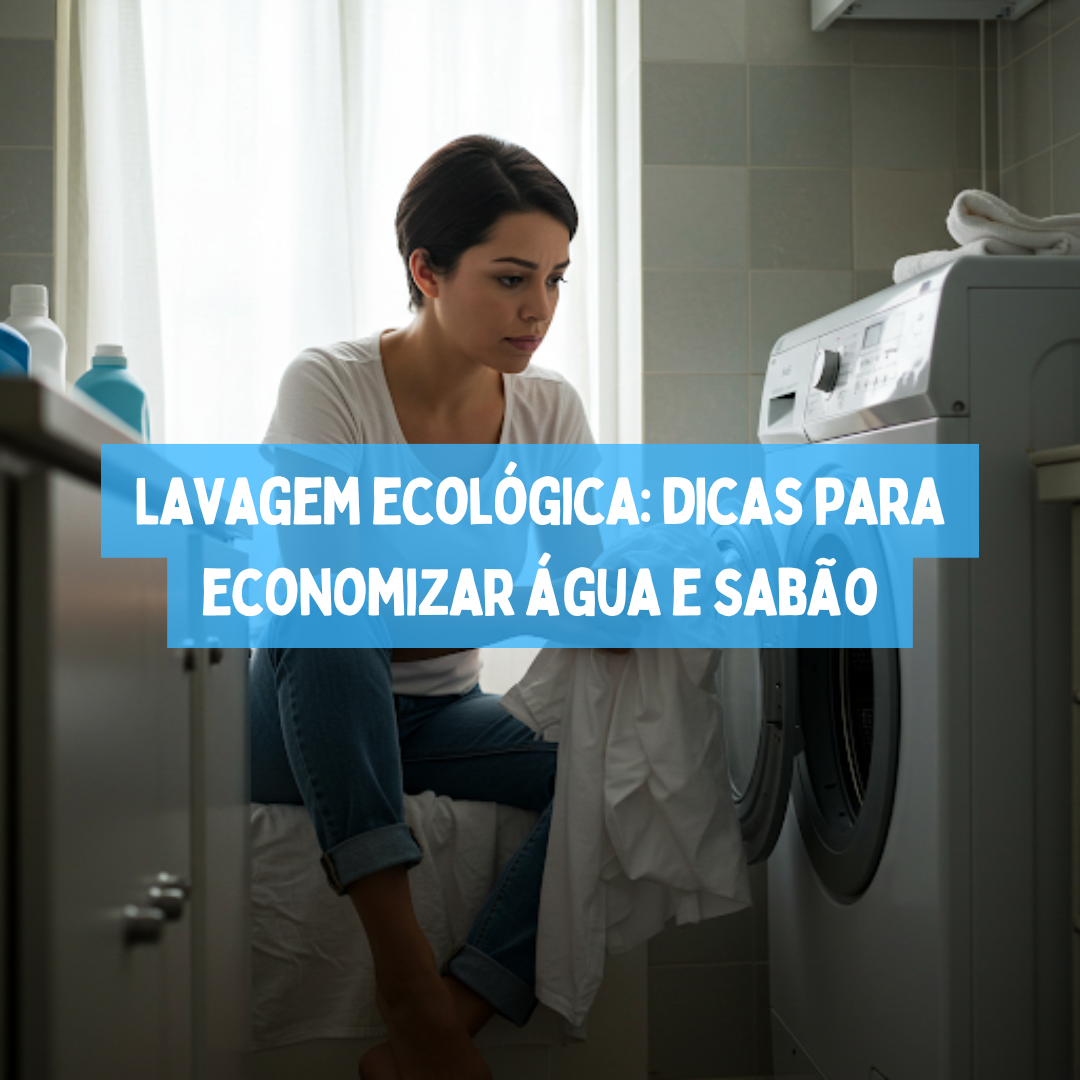 Lavagem ecológica: dicas para economizar água e sabão