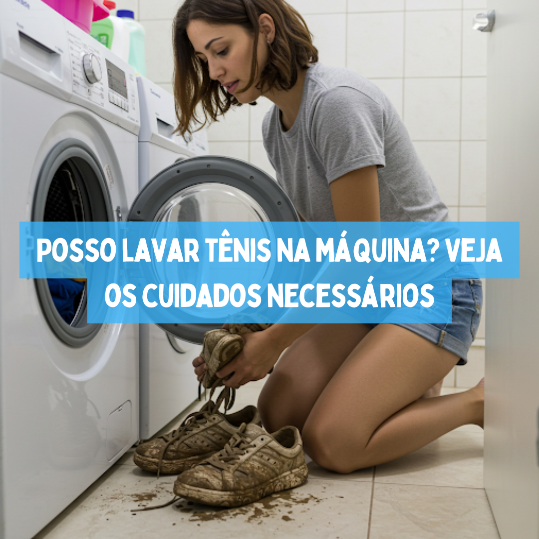 Posso lavar tênis na máquina? Veja os cuidados necessários
