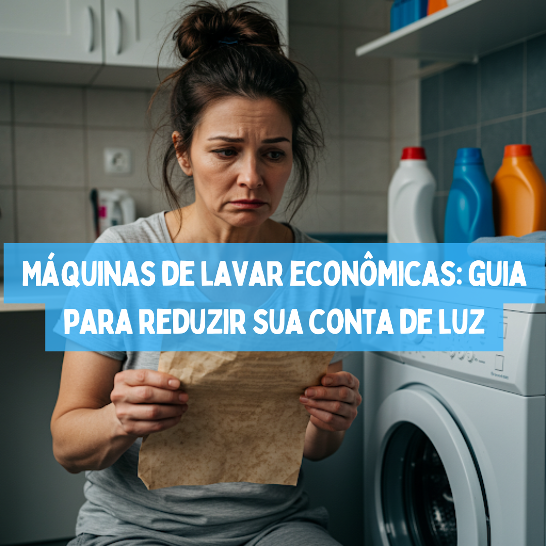 Máquinas de lavar econômicas: guia para reduzir sua conta de luz